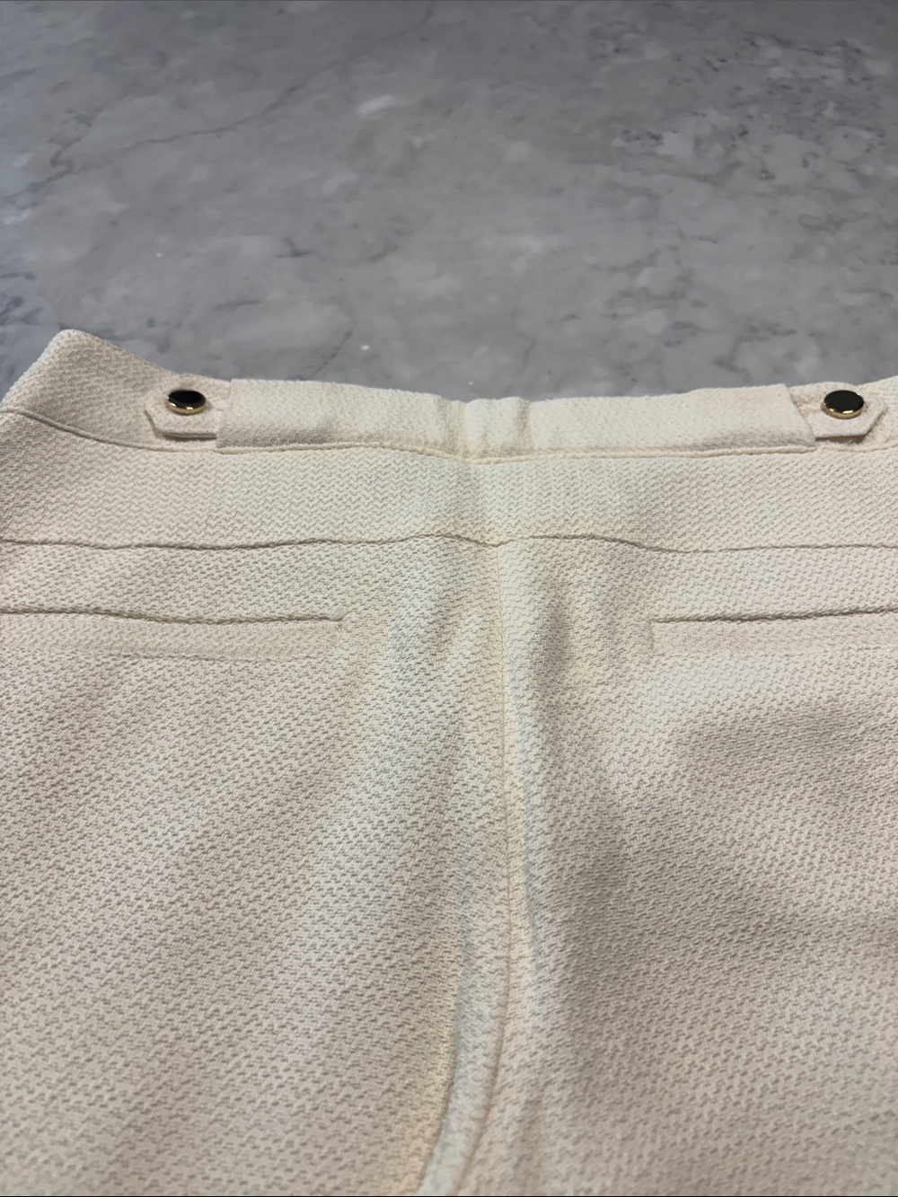 White Veronica Beard pants.